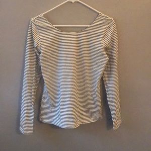 Striped long sleeve shirt